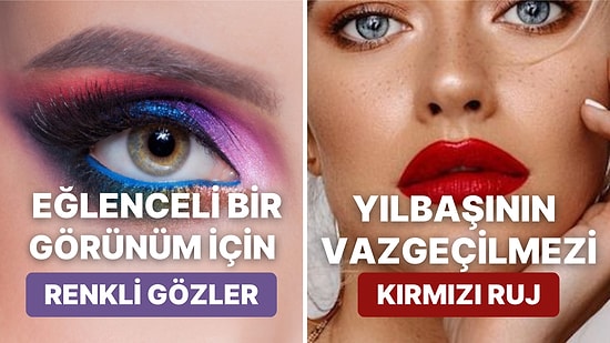 Minimalistlere Kahve Far Çılgınlara Kırmızı Eyeliner! Bu Makyaj Tüyolarıyla Yılbaşında Gözler Üstünüzde Olacak