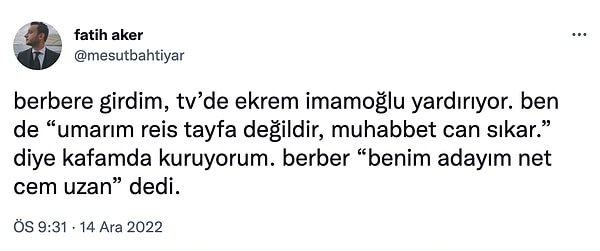 "Adam Amarika'yı dolandırdı" diye ekledi.