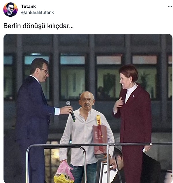 Literatüre "Berlin'den dönen Kılıçdaroğlu" diye bir deyim de eklenmiş oldu.