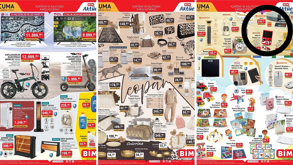 20 - 23 Aralık 2022 BİM Aktüel İndirim Kataloğu