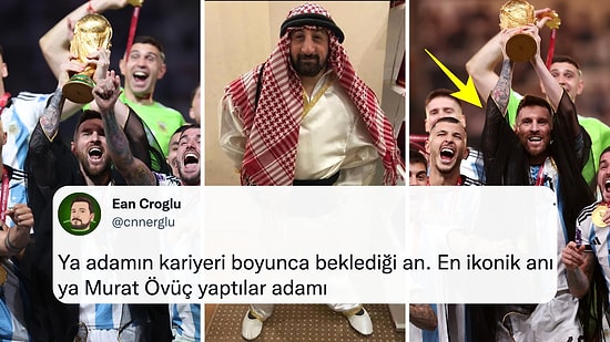 Messi'ye Dünya Kupası'nı Kaldırmadan Önce Giydirilen Siyah Entari Goygoycuların Diline Düştü