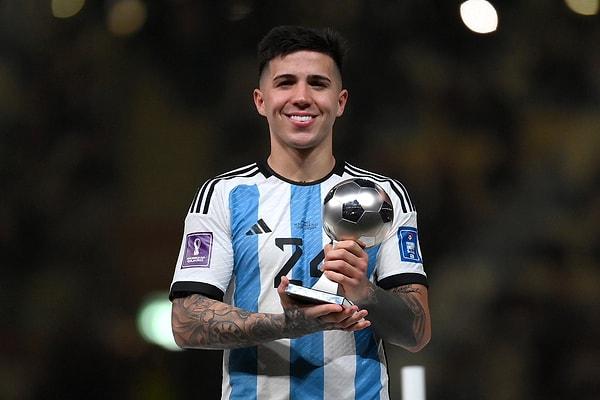 'Dünya Kupası'nın en iyi genç oyuncusu' ödülünü Arjantinli Enzo Fernandez aldı.
