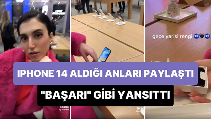 iPhone 14 Almaya Gittiği Anları 'Başarı' Gibi Paylaşan Kadın Tepki Çekti