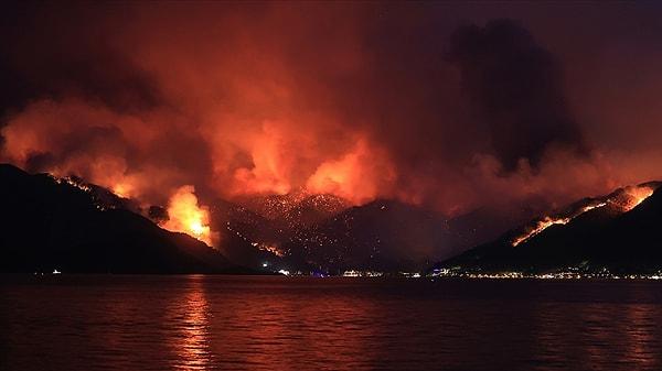 21 Haziran - Marmaris’te Orman Yangını Çıktı