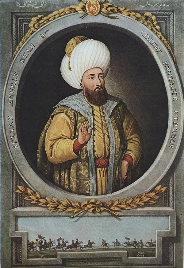Sultan 2. Murat... Pek çok Osmanlı padişahının buna benzer portreleri var ve bu portrelerde tüm padişahlar birbirine benziyor.