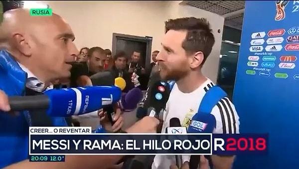 Messi'nin ayağında bulunan kırmızı kurdelenin, 2018'de Gazeteci Rama Pantarotto tarafından kendisine şans getirsin diye verilen kurdele olduğu öğrenildi.