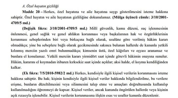 Bu talebi reddeden firma kullanıcıya bu bilgilerin 5 yıl boyunca saklandığını ancak sadece mahkeme izniyle kendisine paylaşılabileceğini söylemişti.