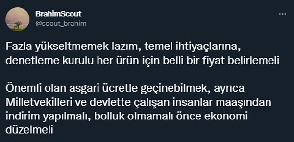 Siz ne dersiniz? Asgari ücret konusunda herkes kendi bütçesini yöneten birer ekonomist olunca yorumlarınızı merak ediyoruz.👋👇