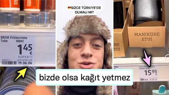Almanya'da Marketlerdeki Ürünlere En Son Ne Zaman Zam Geldiğini Görünce Bir Kez Daha Hayatı Sorgulayacaksınız