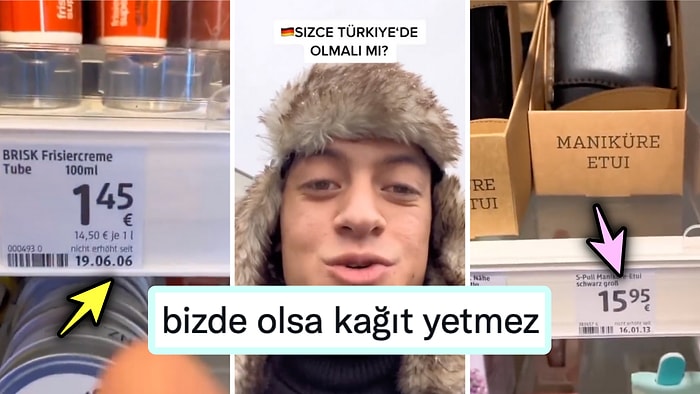 Almanya'da Marketlerdeki Ürünlere En Son Ne Zaman Zam Geldiğini Görünce Bir Kez Daha Hayatı Sorgulayacaksınız