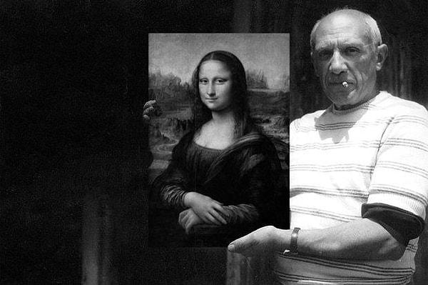 4. Picasso, 'Mona Lisa' tablosunu çalmakla suçlanmıştı fakat suçlamalardan aklandı.