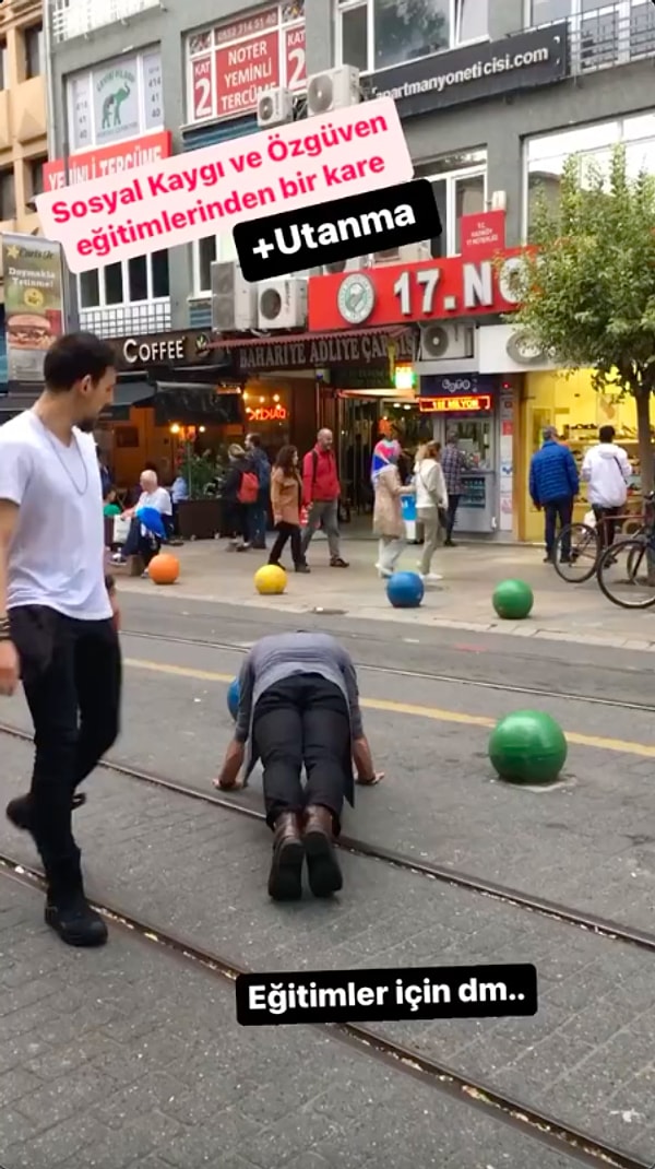 Kasıtlı olarak kendini rezil etmenin farklı şekillerle de uygulanabileceğini gösteren kullanıcı, amacının 'farkındalık' olduğunu ifade etti.