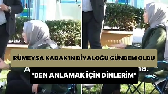 AK Parti'nin Genç Milletvekili Rümeysa Kadak ile Vatandaş Arasında Geçen Diyalog Gündem Oldu