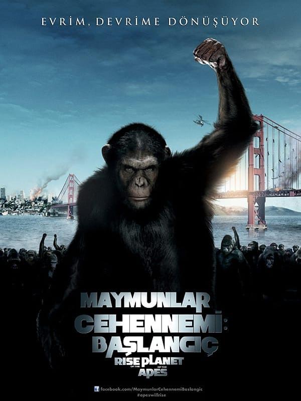 6. Rise of the Planet of The Apes / Maymunlar Cehennemi: Başlangıç (2011) - IMDb: 7.6