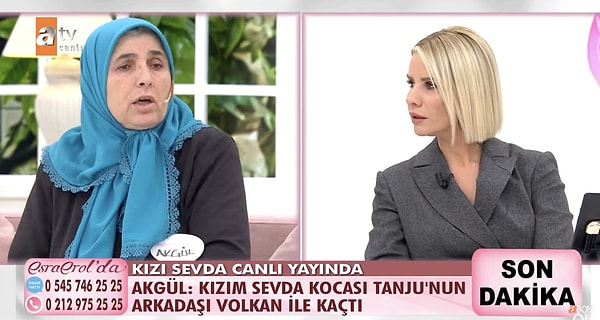 Ayrıca Tanju'nun ölümle tehdit ettiğini, evliliklerinin ilk dönemlerinde kendisini aç bıraktığını söyledi.