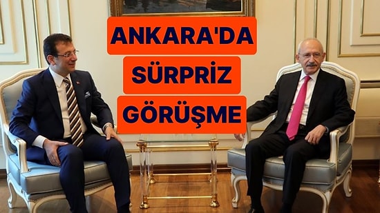 Kemal Kılıçdaroğlu İle Ekrem İmamoğlu Arasında Sürpriz Görüşme