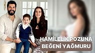 "Kavuşmaya Az Kaldı" 7 Aylık Hamile Olan Fahriye Evcen'nin Güzeller Güzeli Hamilelik Pozu