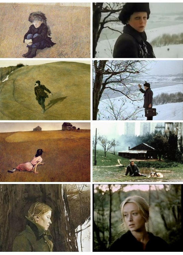 Die Ähnlichkeit von Wyeth und Tarkovsky ist offensichtlich!
