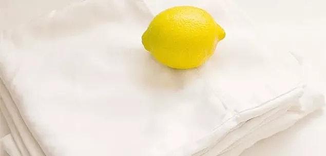 If you want to whiten your clothes with natural methods, you can use lemon juice.