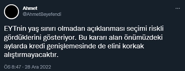 Kredi faizlerinde de gelecek indirimlere atıf yapıldı.