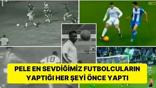 Pele'nin Bildiğimiz Bütün Futbol Hareketlerini Herkesten Önce Yaptığını Görünce Bir Şok Yaşayacaksınız!