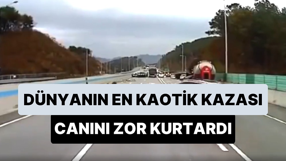Gizli Buzlanma Nedeniyle Onlarca Aracın Birbirine Girdiği, Görüp Görebileceğiniz En Kaotik Kaza Videosu
