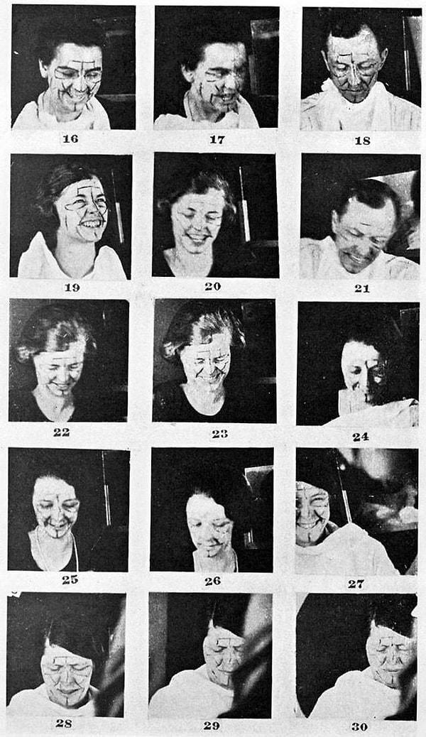 11. In 1924, Carney Landis was trying to understand whether there were universal facial expressions. To measure one of them, Landis told people to cut off the heads of mice so he could see what their reactions were like.