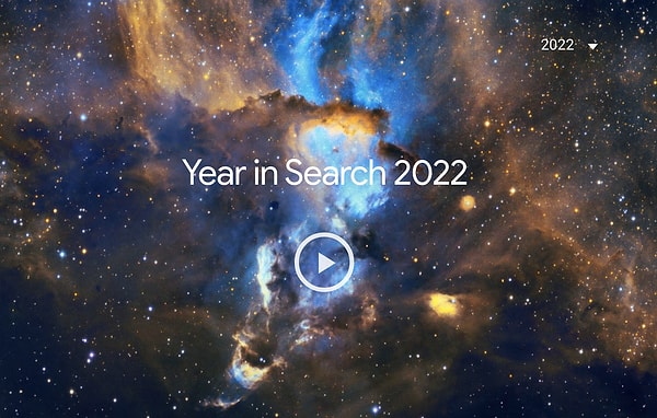 Google, 2022 aramalarını yayınladı! İşte, ülkemizde 2022 yılı internet aramaları;