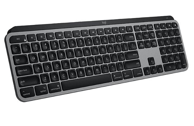 4. LOGITECH MX Keys für Mac Kabellose Q-Tastatur in voller Größe mit Hintergrundbeleuchtung Schwarz