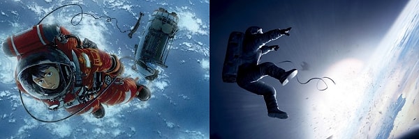 12. Planetes (2003) ve Gravity (2013)