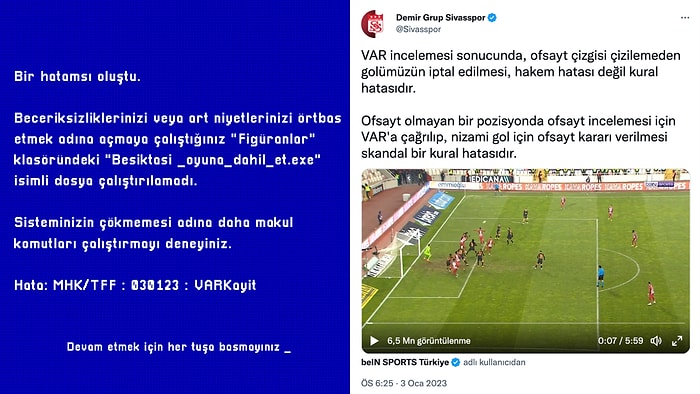 Türk Futbolunda Yine Kaos! TFF, VAR Kayıtlarını Açıkladı Kulüpler Açıklamalarıyla Birbirine Girdi