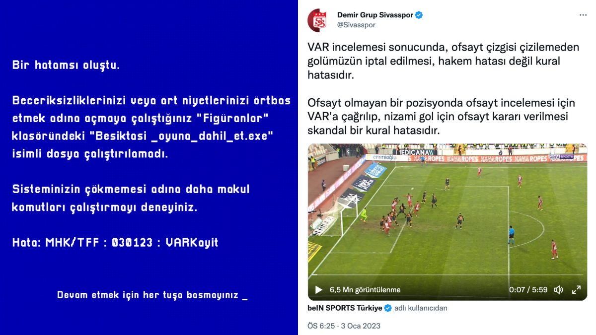 Türk Futbolunda Yine Kaos! TFF, VAR Kayıtlarını Açıkladı Kulüpler ...