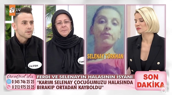 Ferdi ve Funda Hanım, düğünden 1 ay sonra Selenay'ın kocası Ferdi'nin hattı üzerinden 62 sayfa birileriyle yazıştığını söyledi.