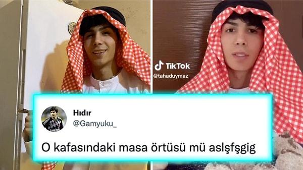 6-  TikTok fenomeni Taha Duymaz, Arapça tarif videosuyla sosyal medyada fena dalga konusu oldu.