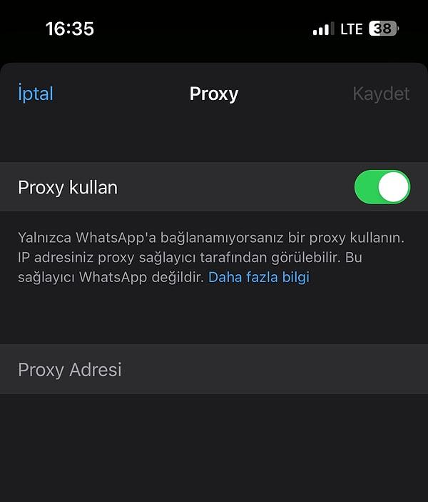WhatsApp tarafından yeni duyurulan proxy kullan özelliği bu engeli ortadan kaldıracak.