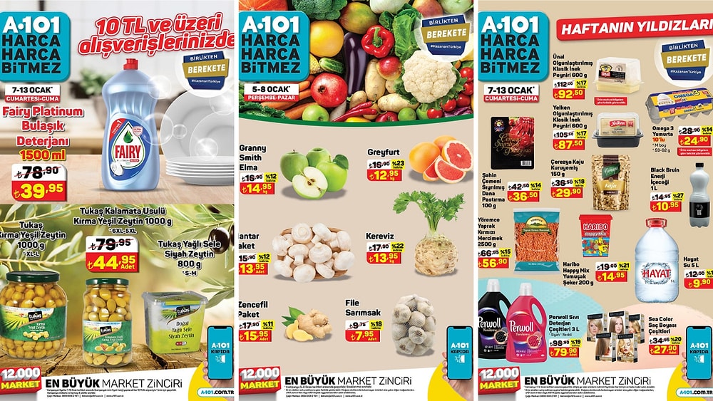 7 - 13 Ocak 2023 A101 Haftanın Yıldızları Kataloğu