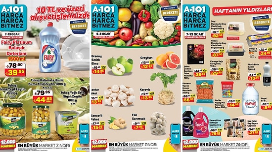 7 - 13 Ocak 2023 A101 Haftanın Yıldızları Kataloğu