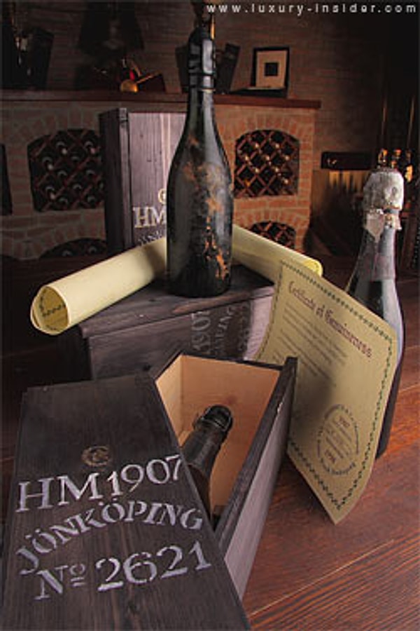 Shipwrecked 1907 Heidsieck, US$275,000