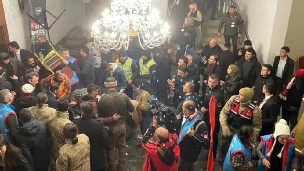 Sarıkamış'ta Bir Otelin Çatısı Çöktü: 32 Yaralı