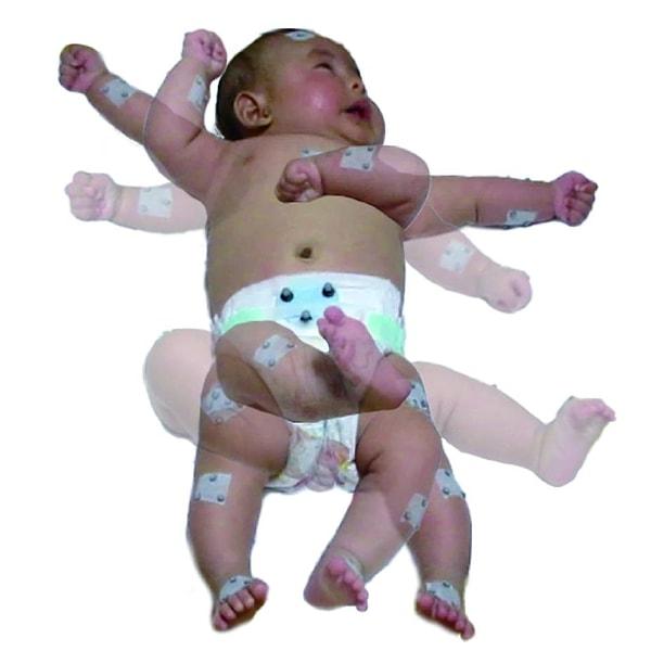 Tokyo Üniversitesi'nden bilim insanlarının bulgularına göre bebekler bu hareketleri rastgele değil egzersiz olarak yapıyorlar!