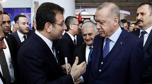 Cumhurbaşkanı Erdoğan- İstanbul Büyükşehir Belediye Başkanı Ekrem İmamoğlu