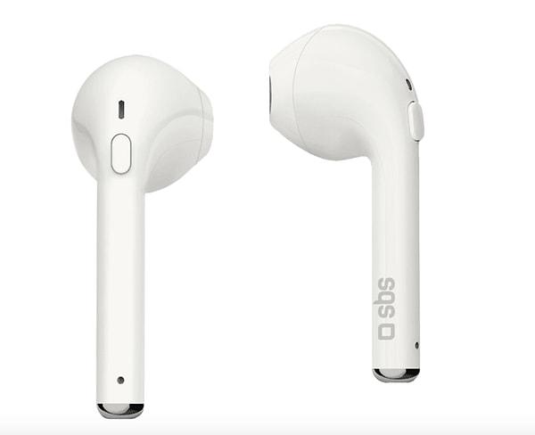 10. SBS İkiz Kulak İçi Bluetooth Kulaklık Beyaz