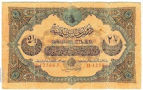 3. Osmanlı Devleti'nde kağıda basılı ilk paraya ne isim verilmişti?