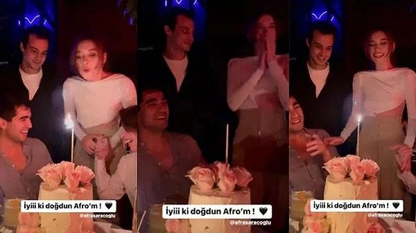 Tüm bu olayların son damlasının ise güzel oyuncunun doğum gününü kutlarken pastasını üflediği sırada sevgilisi Mert Yazıcıoğlu varken Mert Ramazan Demir'in elini tutmaya çalışması olduğu düşünüldü.