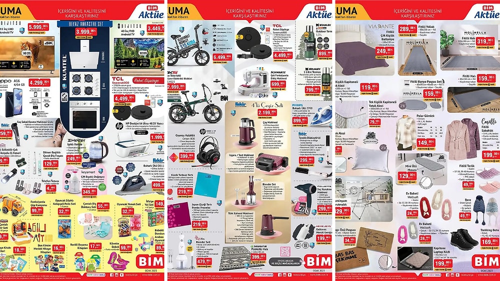 17 - 20 Ocak 2023 BİM Aktüel İndirim Kataloğu