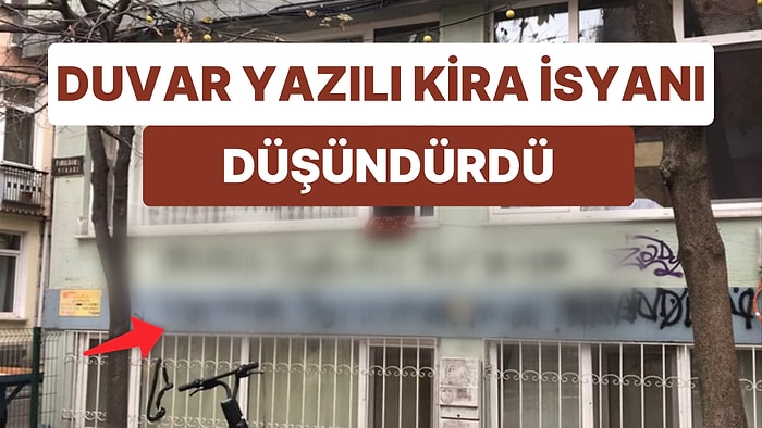 Barınma Sorununu Apartman Duvarında Paylaşan Bordrolu Filozof Herkesi Düşündürdü