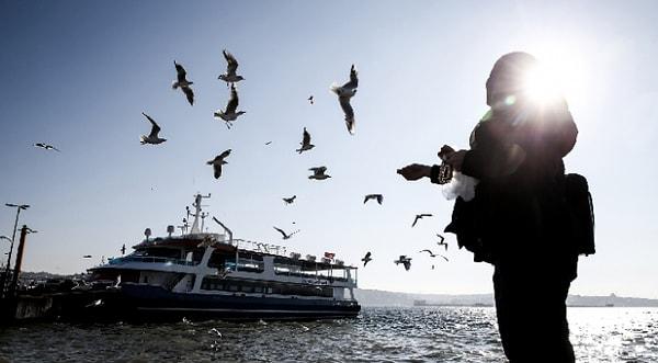 İstanbul’da 18 dereceye ulaşması beklenen sıcaklıklar Marmara’nın doğusunda 20 dereceyi aşacak.