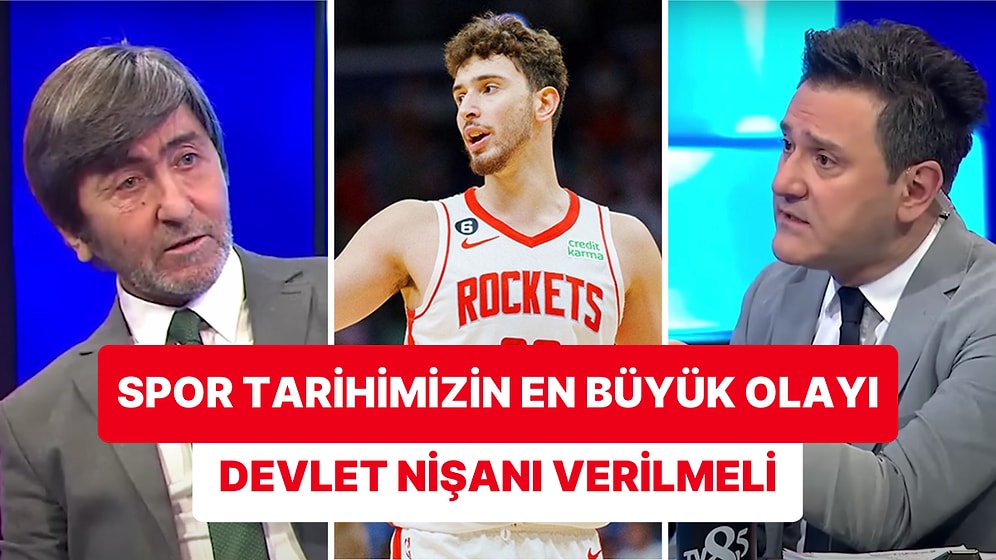 Rıdvan Dilmen 'Türk Spor Tarihinin En Büyük Başarısı Alperen Şengün'e Ait' Dedi, Sosyal Medyada Gündem Oldu