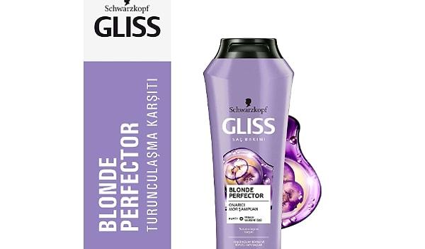 9. Gliss SHP Blonde Perf Onarıcı Mor Şampuan