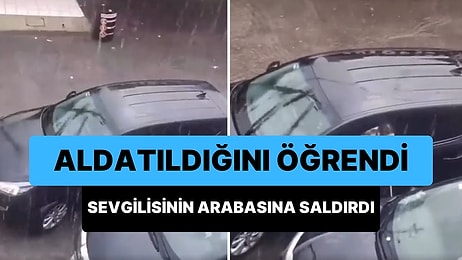 Kendisini Aldatan Sevgilisinin Aracını Tornavida ile Delerek İntikam Alan Kadın